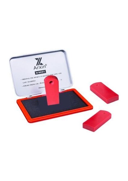 Mühür Kauçuk Alaşım Kırmızı Jiklet Kaşe 6MMX15MMX40MM