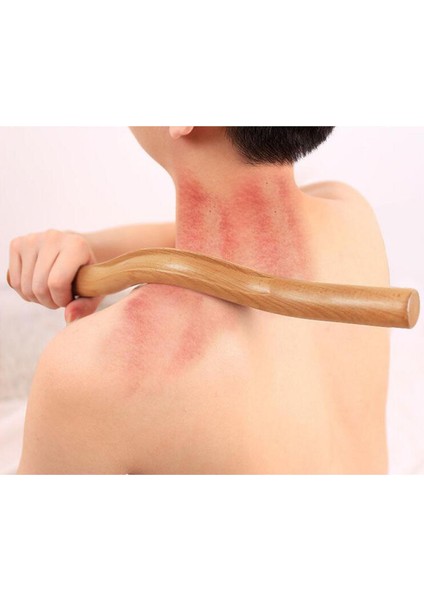 Vücut Masaj Çubuğu Aleti Ahşap Guasha Gua Sha Terapötik Noktalar ve 48CM (Yurt Dışından) fırsatları