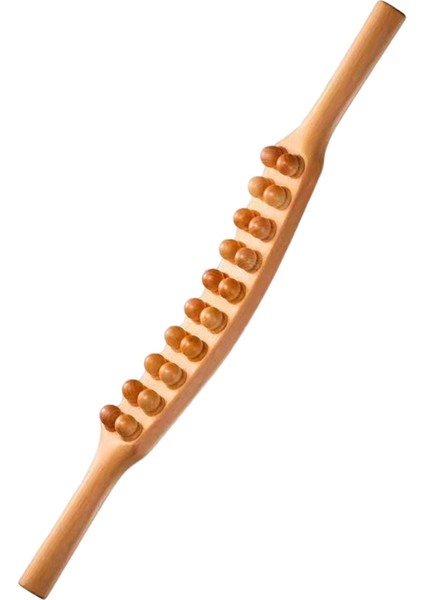 Ahşap Guasha Kazıma Çubuğu Masaj Aletleri Bacaklar Için Hurdaya Çıkarma Kayın 60CM (Yurt Dışından)