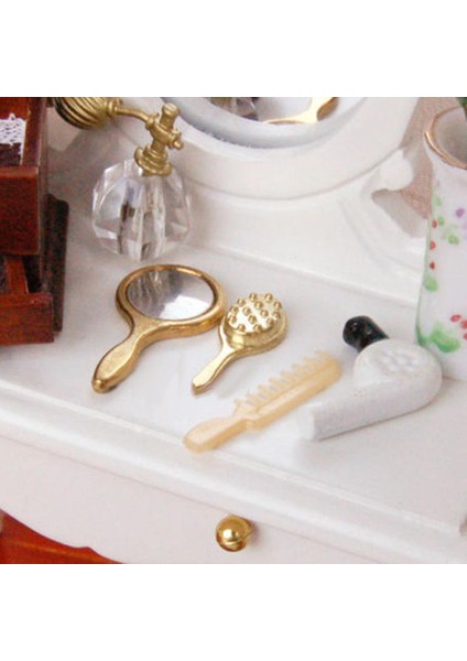 3x1/12 Dollhouse Minyatür Banyo Mobilyaları Accs Comb Saç Kurutucu Seti Altın 3 Pcs (Yurt Dışından) fiyatları