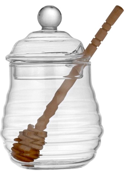Bal Kavanozu Saklama Mühürlü Şişeler Meyveler İçin Mutfak Araçları Gıda 270 ml. (Yurt Dışından)