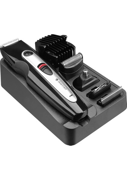 Silver Crest SC-810 Şarjlı Saç Sakal Traş Makinesi 8 In1 Erkek Bakım Seti