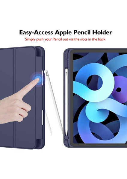 Apple iPad 11.Nesil A16 11inç/10.Nesil 10.9inç Kılıf Kalem Bölmeli Smart Case indirimleri