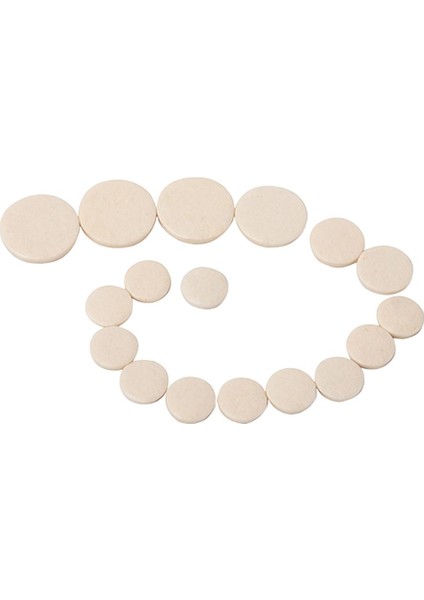 Klarnet Yedek Parçalar Için 17 Parça Bb Klarnet Anahtar Pedleri Dia 1/2in (Yurt Dışından)