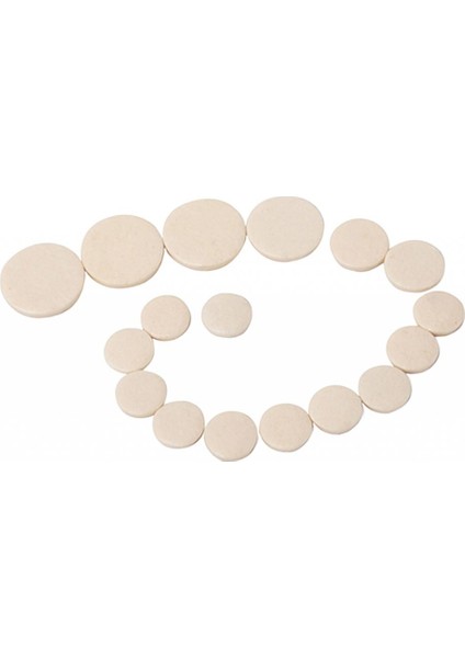 Klarnet Yedek Parçalar Için 17 Parça Bb Klarnet Anahtar Pedleri Dia 1/2in (Yurt Dışından) indirimleri