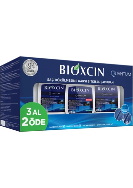 Quantum Bio-Activ Şampuan 300 ml 3 Al 2 Öde (Yağlı Saçlar)