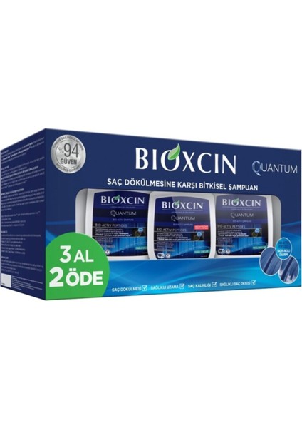 Quantum Bio-Activ Yağlı Saçlar Için  Şampuan 300 ml