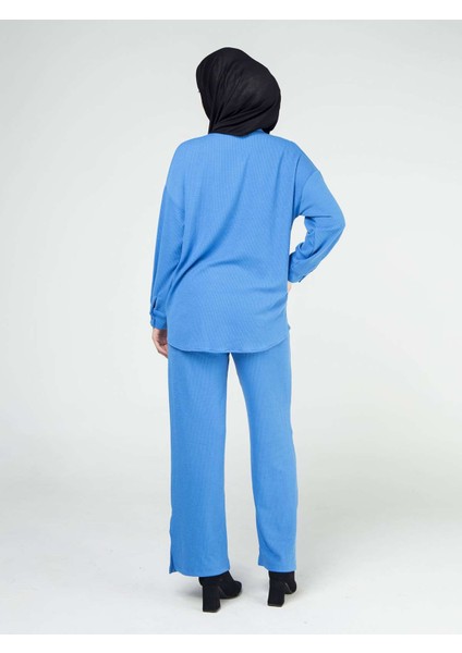 Kaşkorse Gömlekli Takım Mavi fırsatları