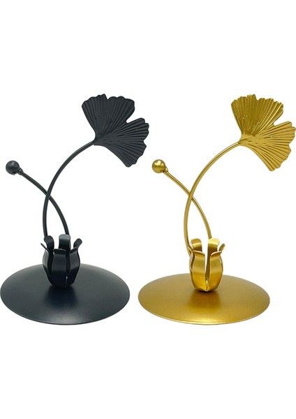 2pcs Metal Mum Tutucu Şamdan Masa Merkez Parçası Dekor Süsleme