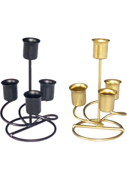 2x Metal Mum Tutucu Tutucular Şamdanlık Zarif Yemek Odası Ev Süsleri fiyatları