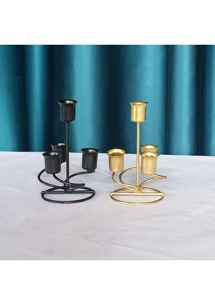 2x Metal Mum Tutucu Tutucular Şamdanlık Zarif Yemek Odası Ev Süsleri modelleri