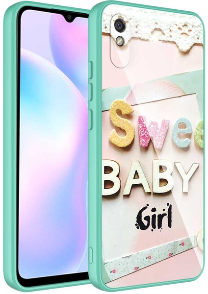 Xiaomi Redmi 9A Kılıf Kamera Korumalı Desenli Sert Silikon Zore E