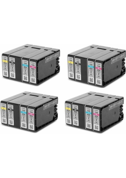 Canon Maxıfy MB2050 PGI-1500 4 Renk Bkcmy Kartuş Seti 4 Takım