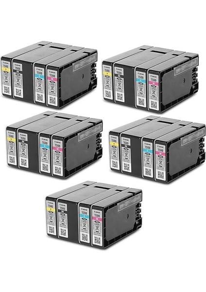 Maxıfy MB2755 PGI-1500 4 Renk Bkcmy Kartuş Seti 5 Takım