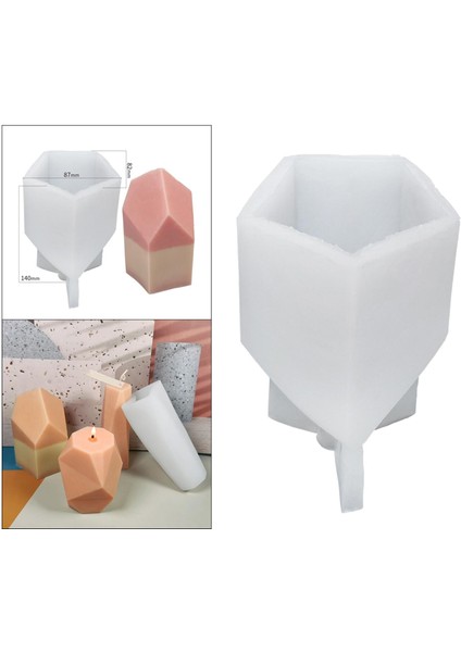 3D Mum Dıy Epoksi Reçine Döküm Sabunu Yapan 87X82X140MM (Yurt Dışından) fiyatları