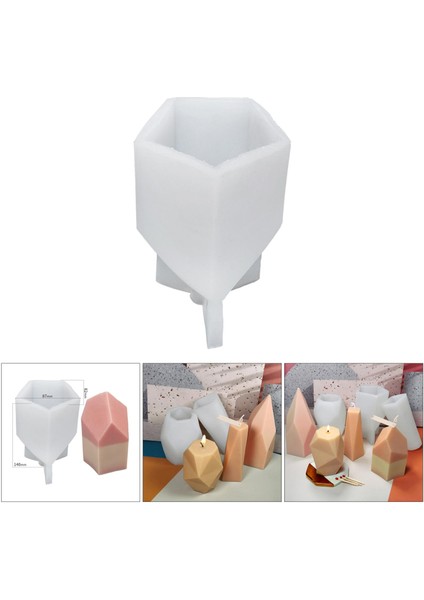 3D Mum Dıy Epoksi Reçine Döküm Sabunu Yapan 87X82X140MM (Yurt Dışından) indirimleri