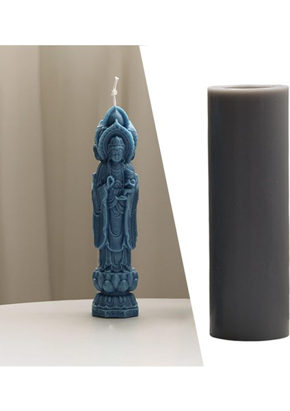 Dayanıklı Silikon Buda Heykel Mum Noel Ramazan Dekor Üç Yüzlü Buda (Yurt Dışından) modelleri