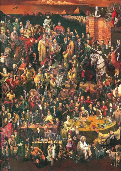 113 Ünlü 1500 Parça Puzzle