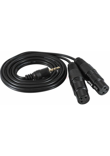 2x 3,5mm 1/8 Trs Xlr Yama Kablosu Dengeli Ara Bağlantı Ses Kablosu 3m + 1.5m (Yurt Dışından) fırsatları