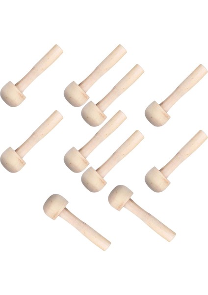 10 Adet Ahşap Mantar Silindirleri Mürekkep Baskı Araçları El Sanatları Lastik Damga Yapımı (Yurt Dışından)