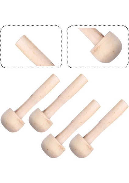 10 Adet Ahşap Mantar Silindirleri Mürekkep Baskı Araçları El Sanatları Lastik Damga Yapımı (Yurt Dışından)