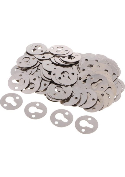 100 Adet Yuvarlak 23MM Anahtar Deliği Askı Asılı Donanım Resim Çerçevesi (Yurt Dışından)