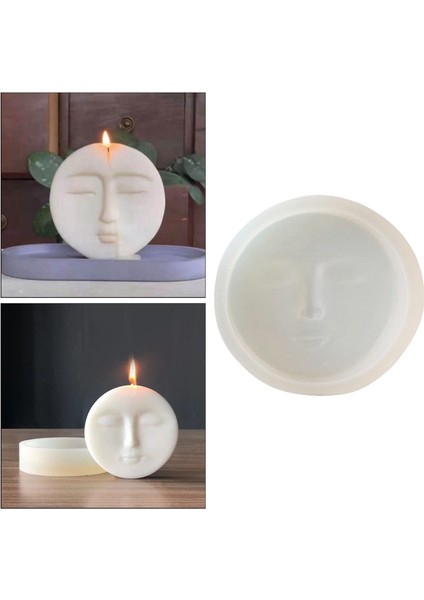 Insan Yüz Mum Silikon Diy Epoksi Reçine Döküm Alçı Kalıp 11.5x2.5cm Beyaz (Yurt Dışından) fiyatları