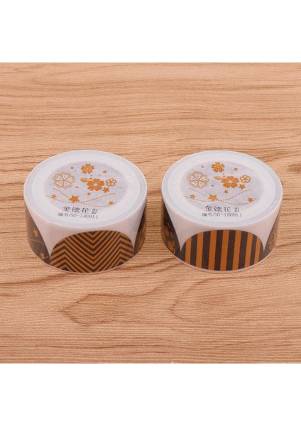 2 Rulo Japon Washi Kağıt Bandı, Alt Yıkama Bandı, Yapışkan Kağıt Bant F (Yurt Dışından)