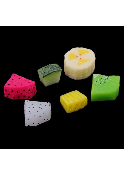 6pcs Meyve Şekli Reçine Zanaat Süslemesi Telefon Kasası Dekorlar Diy Süslemeler (Yurt Dışından) modelleri