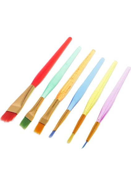 6 Boyutlu Sanatçı Boyama Çizim Fırça Kiti Suluboya Için (Yurt Dışından)