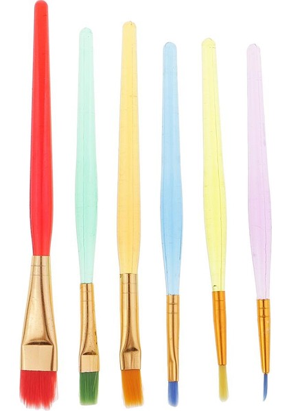 6 Boyutlu Sanatçı Boyama Çizim Fırça Kiti Suluboya Için (Yurt Dışından) fiyatları