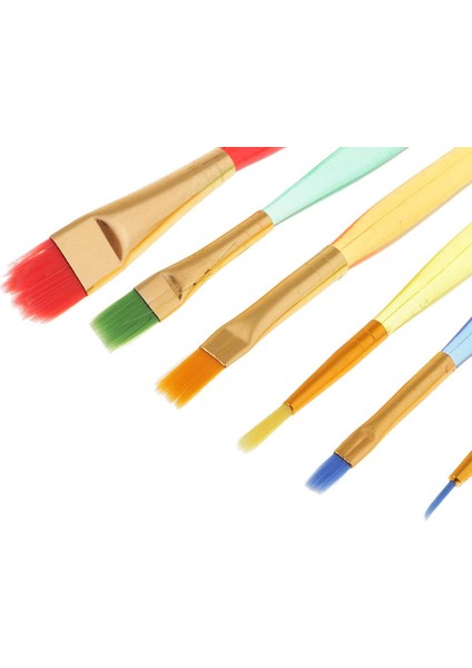 6 Boyutlu Sanatçı Boyama Çizim Fırça Kiti Suluboya Için (Yurt Dışından) modelleri