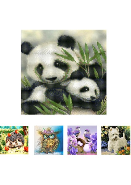 Hayvanlar Kristal Rhinestone Nakış Boya Boya Kiti- (Yurt Dışından) modelleri