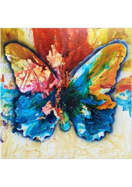 Tam Dıy 5d Art Craft Nakış Kiti 30X30CM Kelebek (Yurt Dışından)