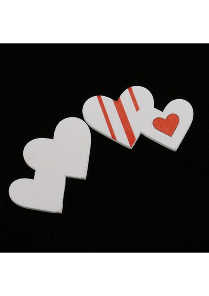 15 Adet Çift Ahşap Kütük Dilimleri Düğün Parti Süslemeleri Için El Sanatları Scrapbooking Diy 30MM (Yurt Dışından)