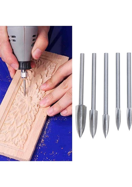 5pcs Ahşap Oyma Matkap Bit Freze Kesici Ahşap Oyma (Yurt Dışından) modelleri