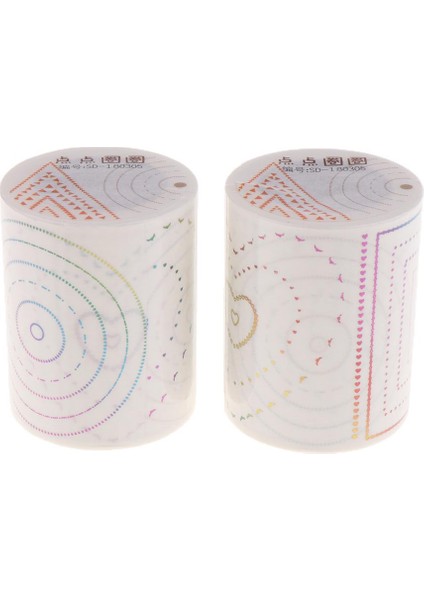 2 Rulo Japon Washi Kağıt Bandı, Çiçek Yıkama Bandı, Yapışkan Kağıt Bant B (Yurt Dışından)