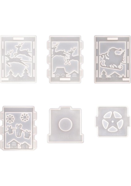 Noel Fener Santa Geyik Silikon Epoksi Reçine Kalıp Mum Tutucu (Yurt Dışından) fiyatları