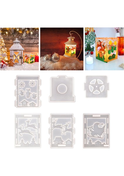 Noel Fener Santa Geyik Silikon Epoksi Reçine Kalıp Mum Tutucu (Yurt Dışından) modelleri