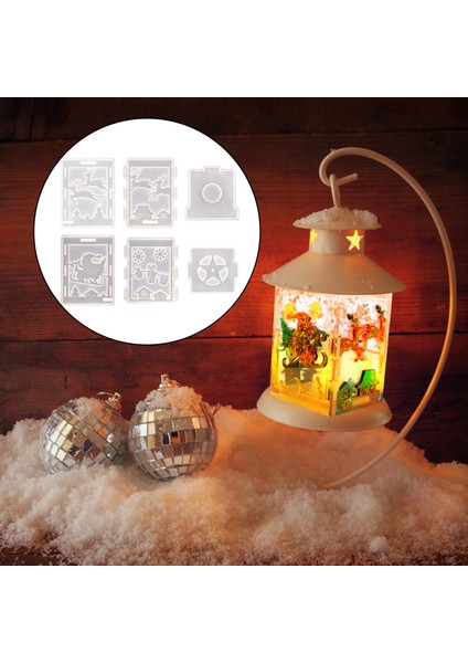 Noel Fener Santa Geyik Silikon Epoksi Reçine Kalıp Mum Tutucu (Yurt Dışından) fırsatları