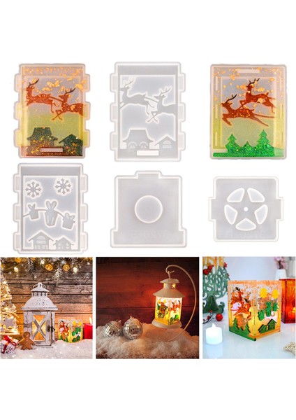Noel Fener Santa Geyik Silikon Epoksi Reçine Kalıp Mum Tutucu (Yurt Dışından) indirimleri