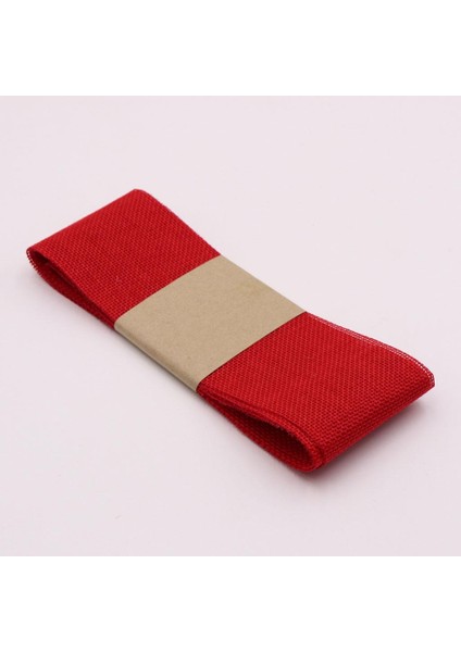 2 Metre Çok Renkli Rustik Çuval Bezi Örgü Kurdeleler Düğün Zanaat Hediyesi Sarma Kırmızı (Yurt Dışından) modelleri