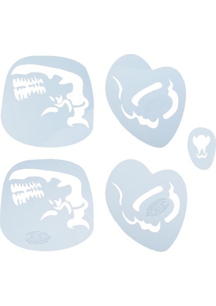 Yeniden Kullanılabilir Şablonlar Yüz Boya Şablonu Şablonu Süslü Elbise FA12 (Yurt Dışından) indirimleri