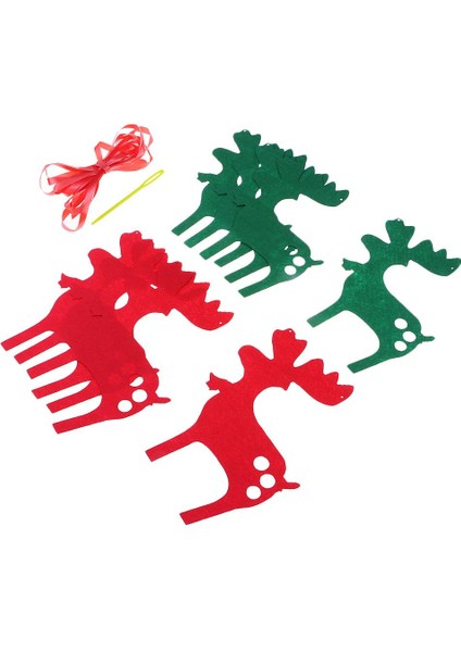 8x Çoklu Stil Asma Etiketleri Noel Ağacı Malzemeleri - 200X140MM (Yurt Dışından)