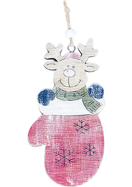 Ahşap Süsler Noel Damla Kolye 150X75MM Noel Eldivenleri (Yurt Dışından) fiyatları