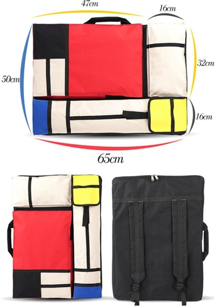 2-3 Paket 4K Sanatçı Portföyü Boyama Kağıt Tutucu Sanat, 3 Adet (Yurt Dışından) fırsatları