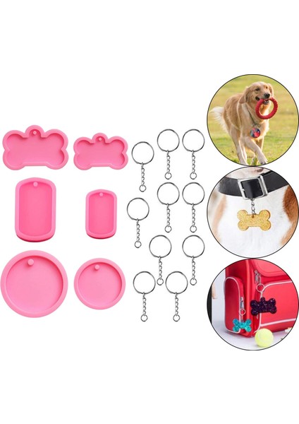 Reçine Köpek Tag Charm Silikon Kalıp Dökme Dıy Epoksi Yapımı (Yurt Dışından)