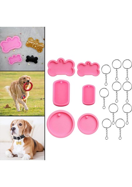 Reçine Köpek Tag Charm Silikon Kalıp Dökme Dıy Epoksi Yapımı (Yurt Dışından)