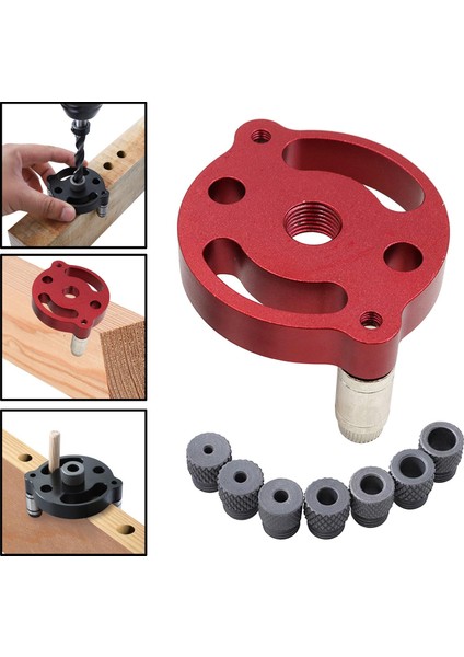 2 Kit mm Kendinden Emici Doweling Dikey Delik Puncher Tip 1 (2 Parça / Mavi) 70MM (Yurt Dışından)