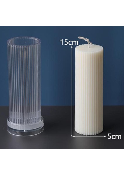 2xlong Pole Mum Sütunu Yapan Büyük Silindir Kaburga Dıy Aksesuarı 5X15CM 2 Pcs (Yurt Dışından) modelleri